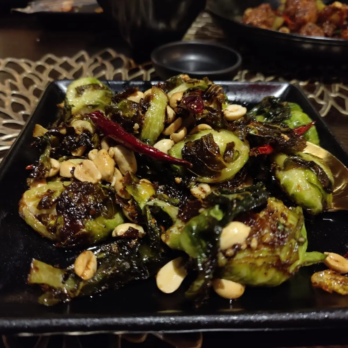 Kung Pao Brussels Sprouts