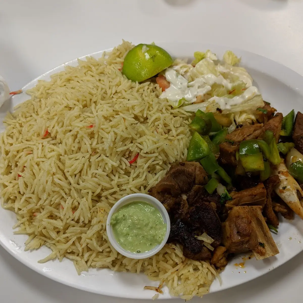 Goat Meat and Rice