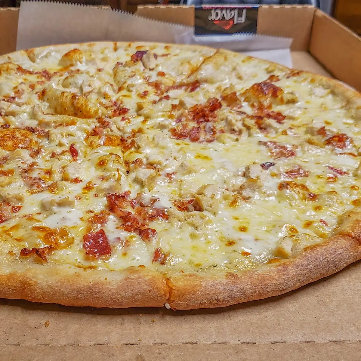 Chicken Bacon Ranch Pizza