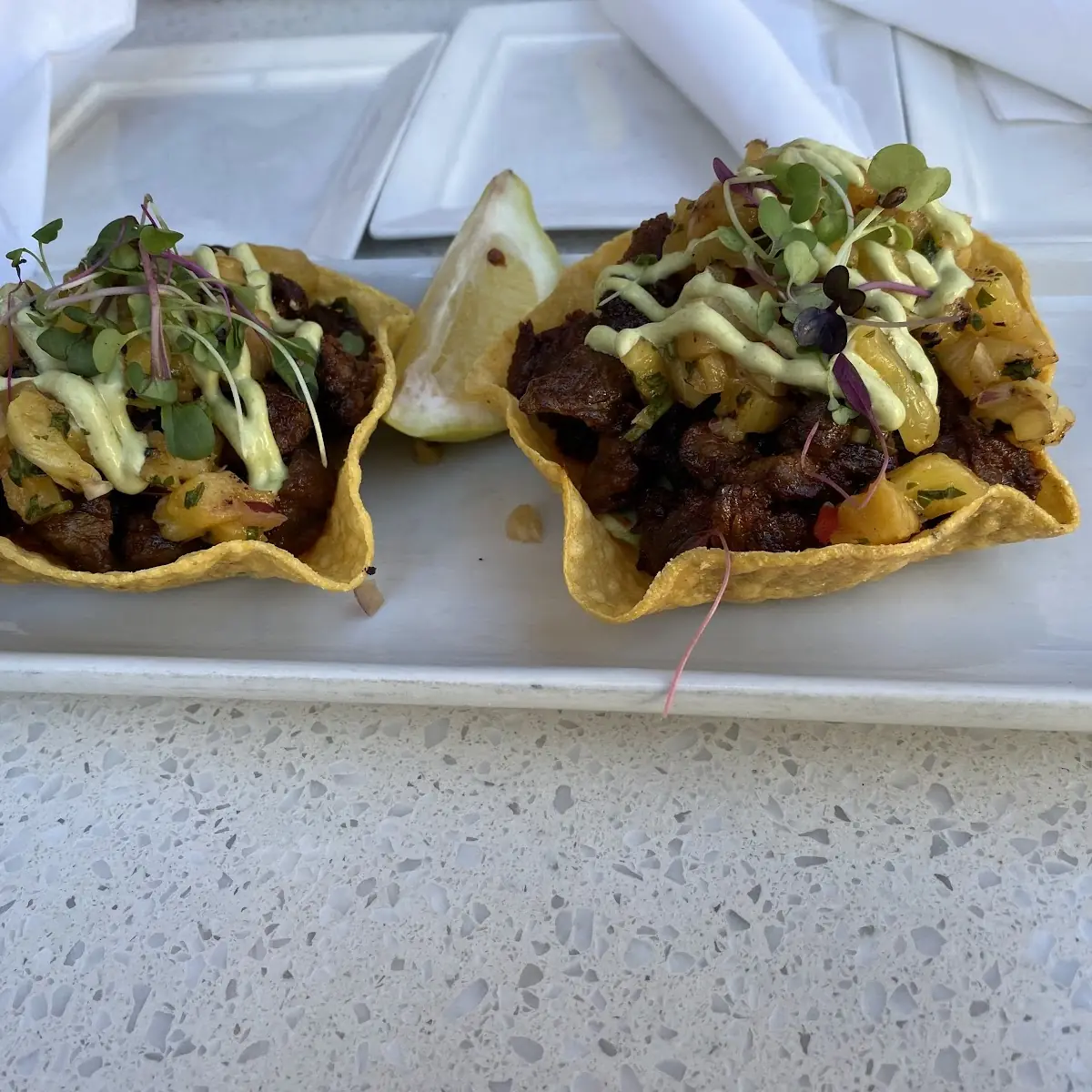 Beef Tostada