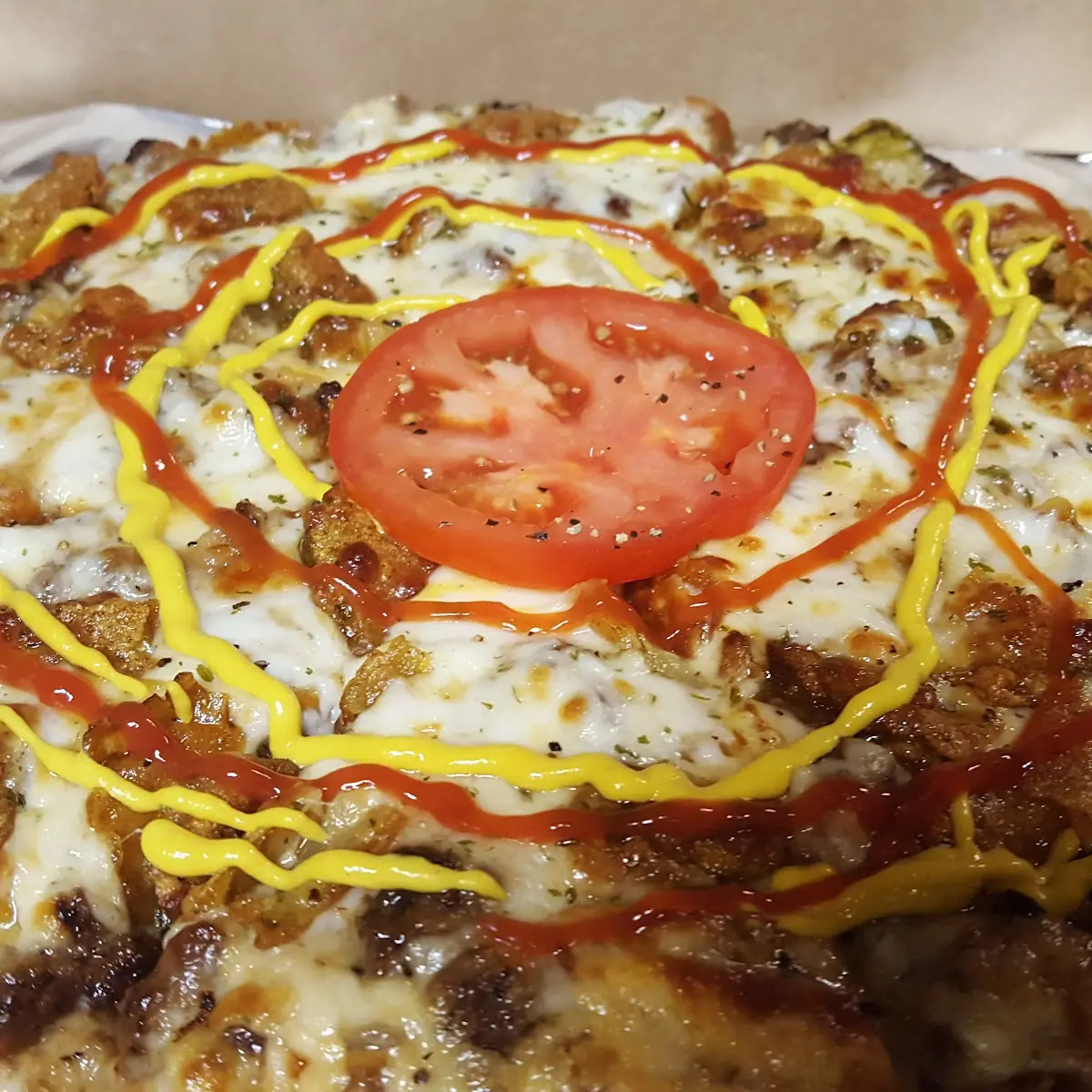 Bacon Cheeseburger Pizza