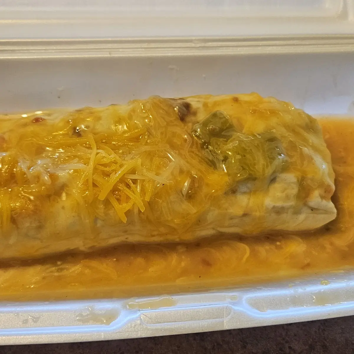 Chorizo Smothered Burrito