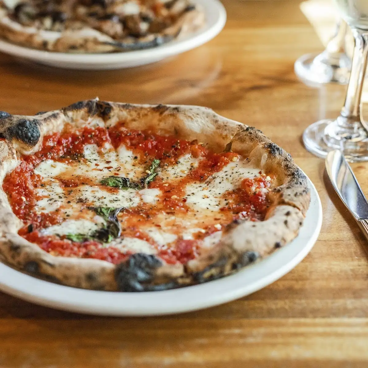 Pizza Margherita with Bufala Mozzarella