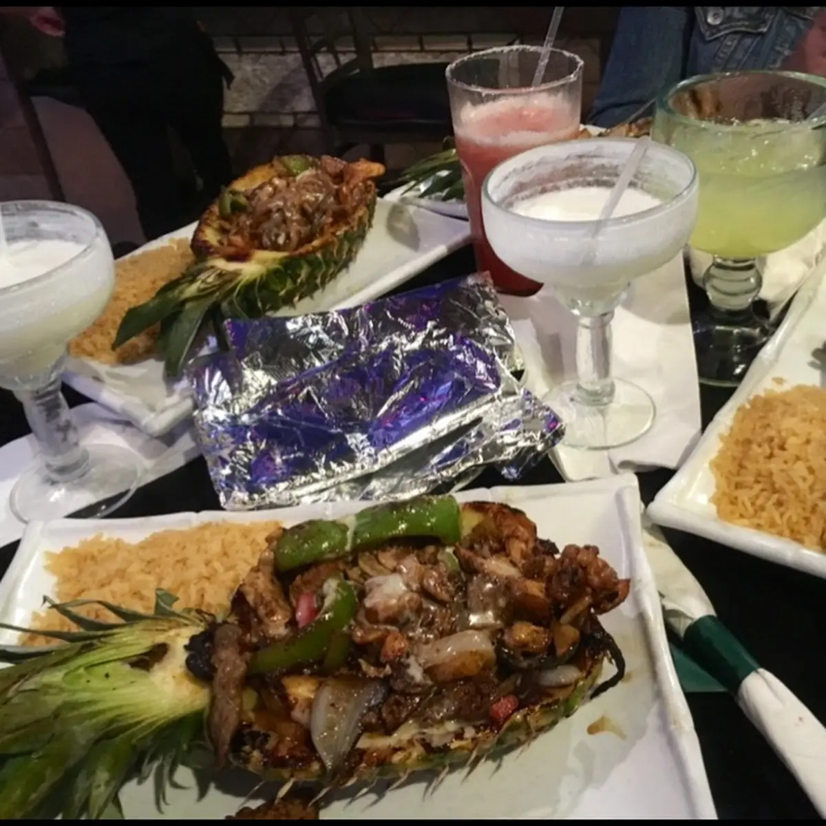 Beef Teriyaki Pineapple with Fried Rice