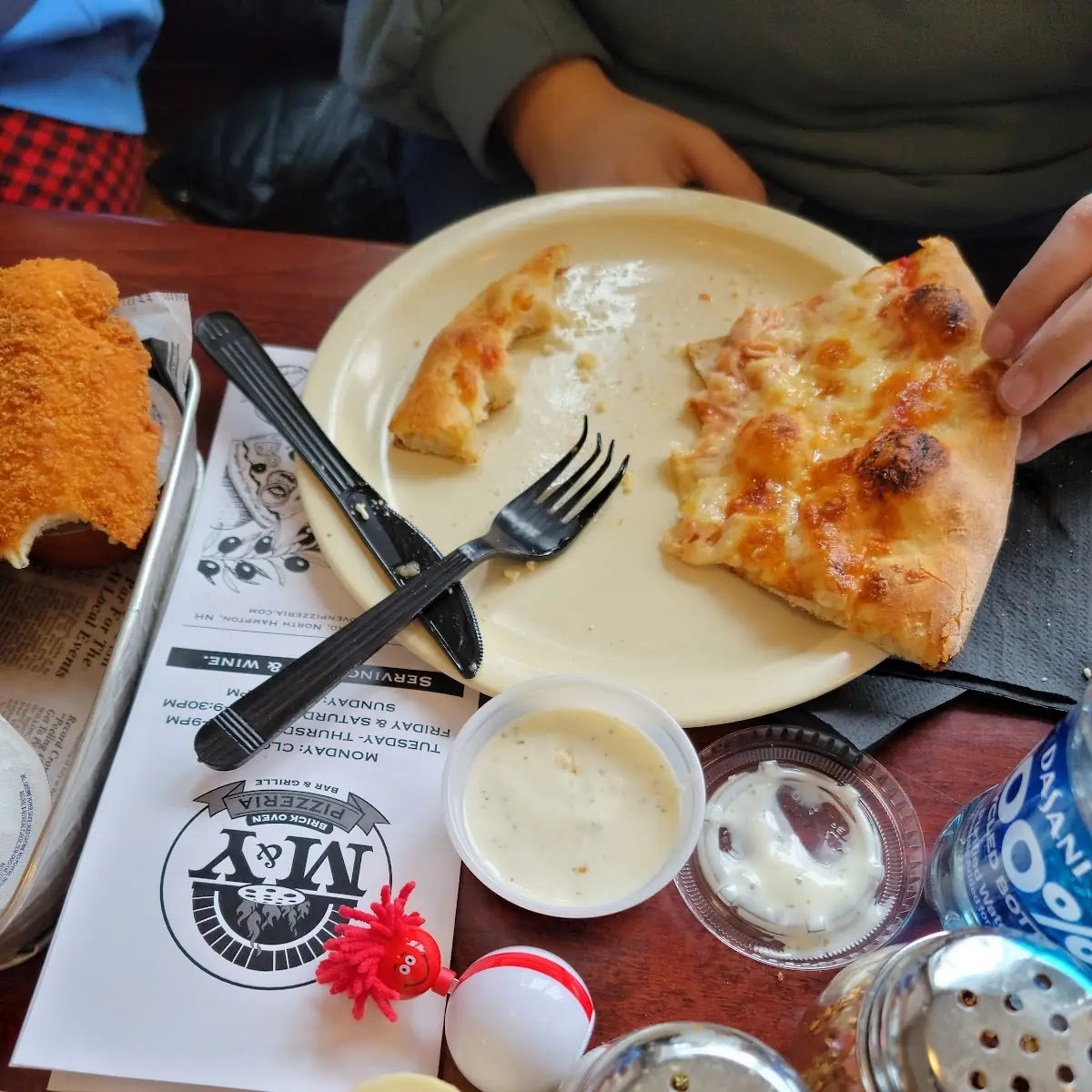 Hot Fresh Cheese Pizza