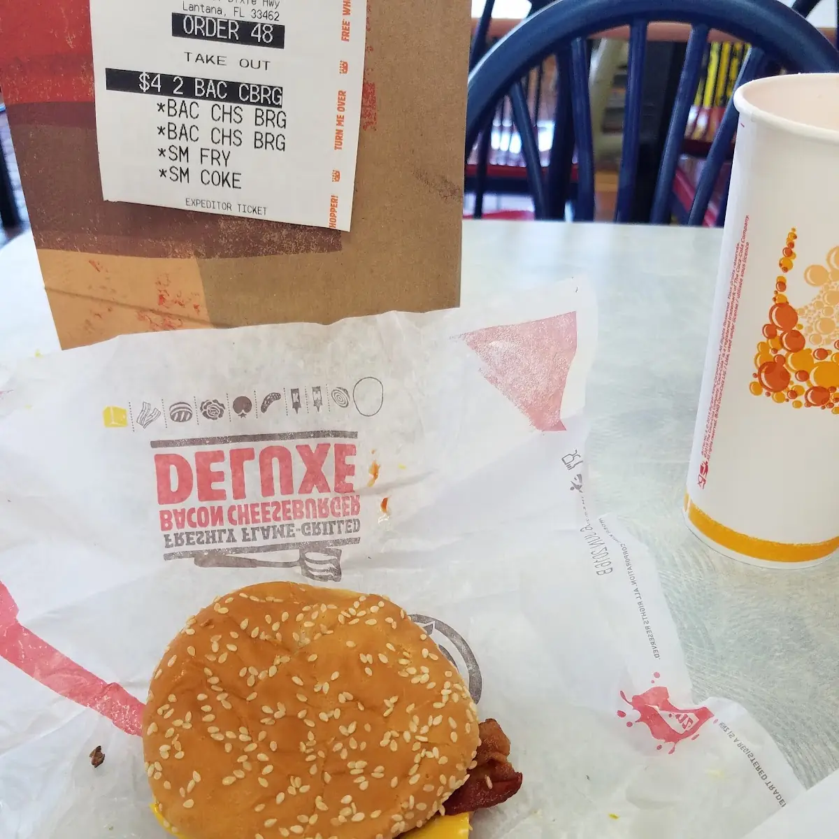 Bacon King Sandwich Meal