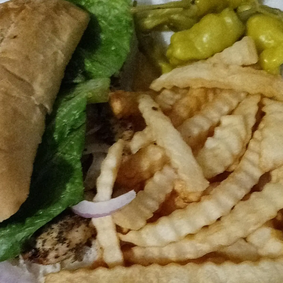 Chicken Sandwich on Pita Bread