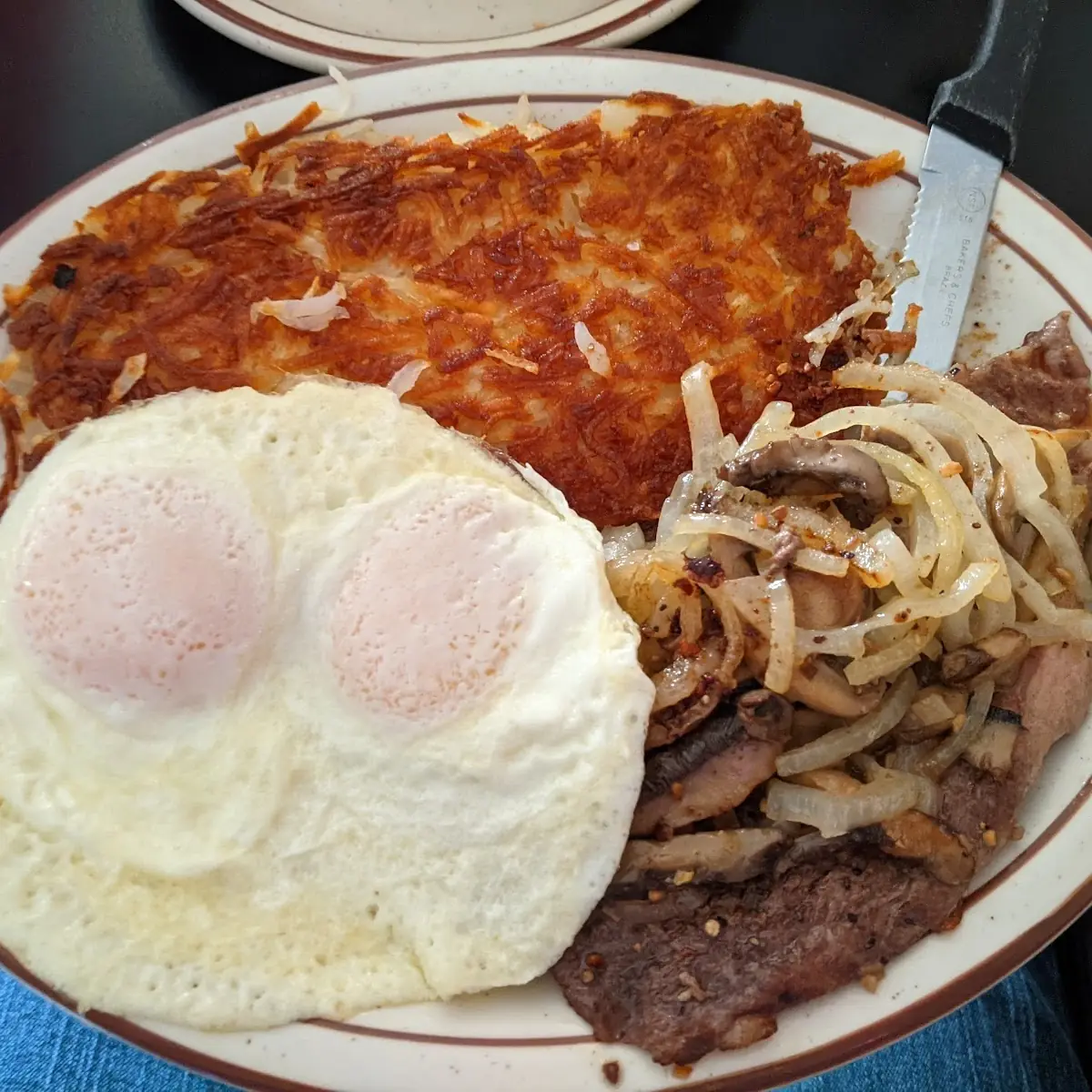 Steak and Eggs and Toast