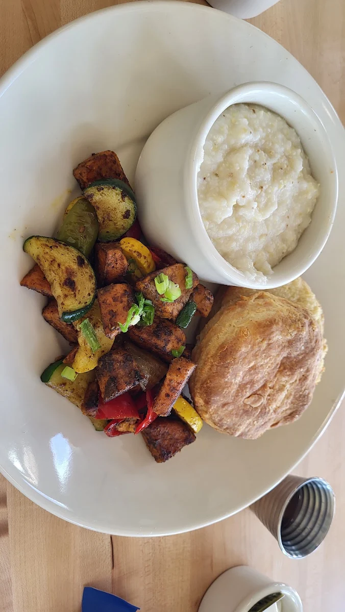 Grits Biscuits Sweet Potato Hash