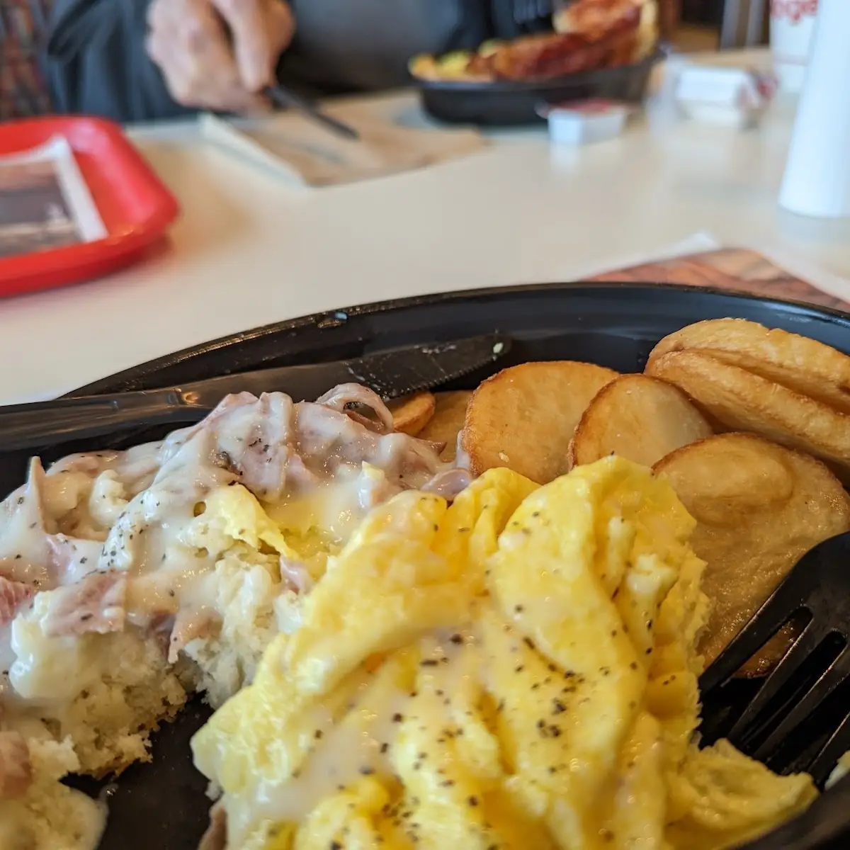 Sausage Gravy Biscuit Breakfast Platter