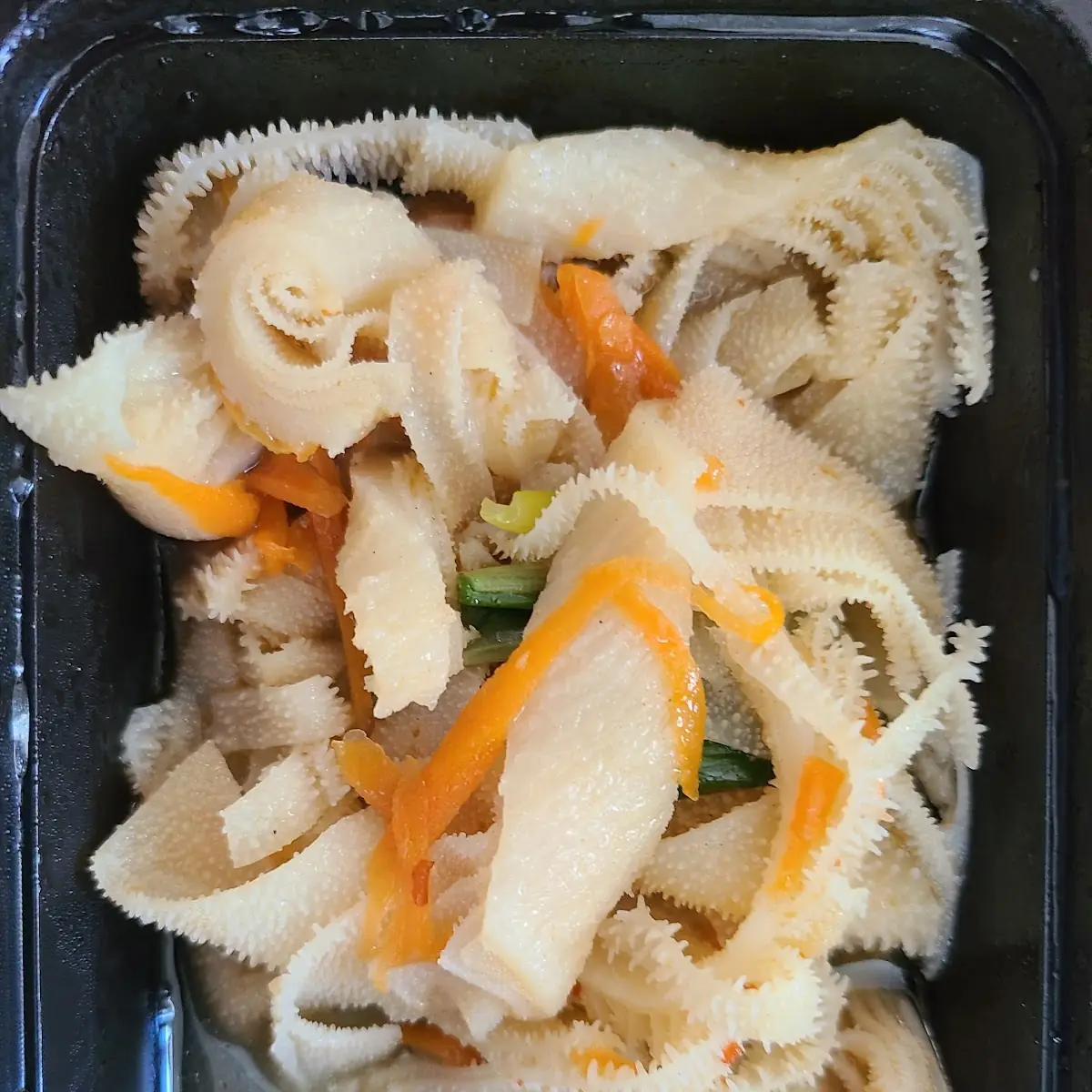 Beef Tripe with Ginger and Scallion