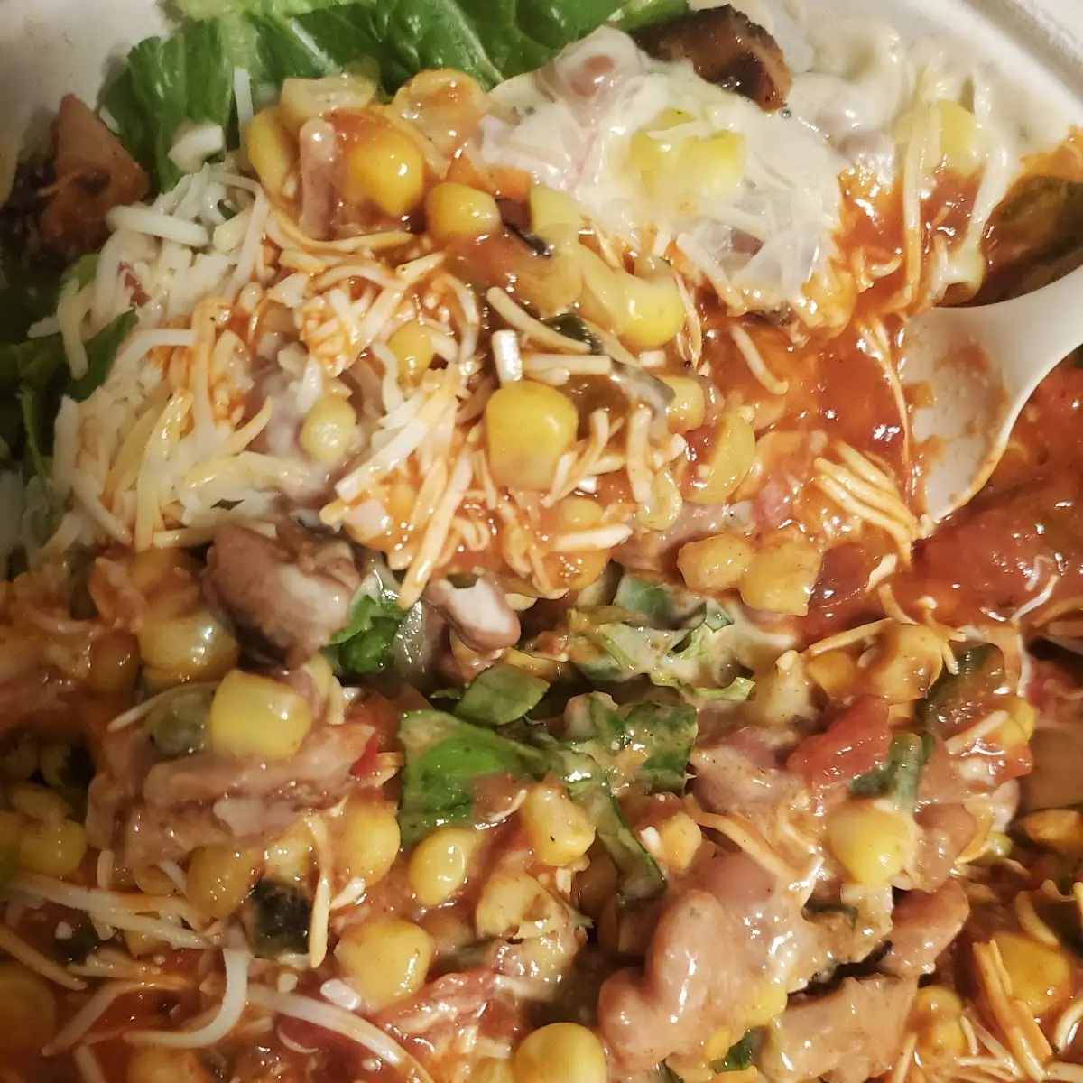 Chicken Taco Salad Without Shell