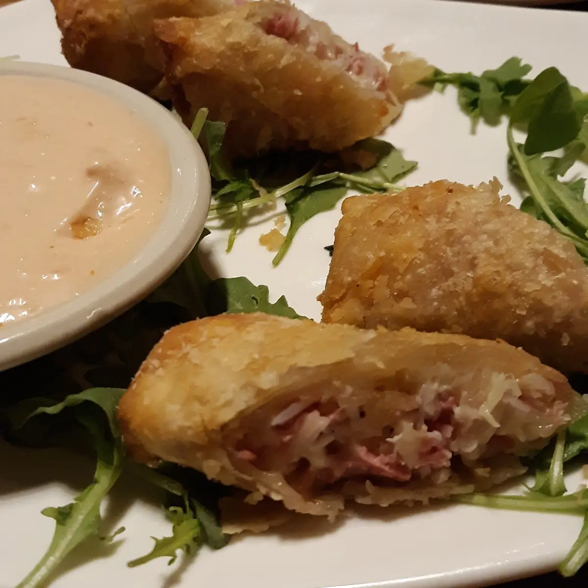 Reuben Egg Rolls