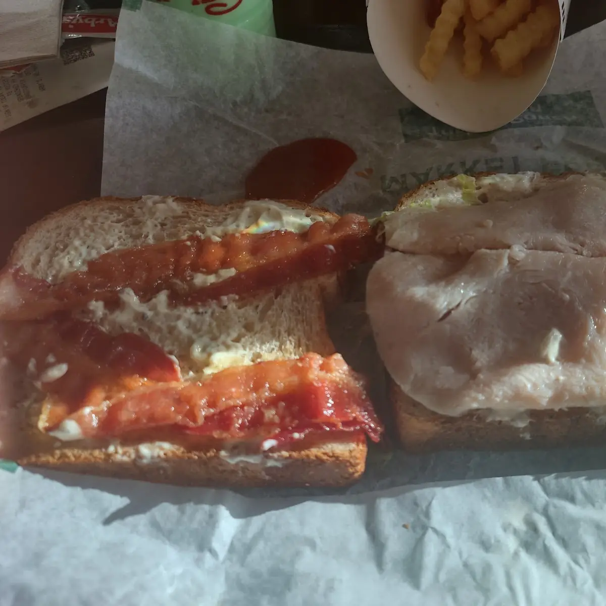 Turkey Bacon Ranch Sandwich