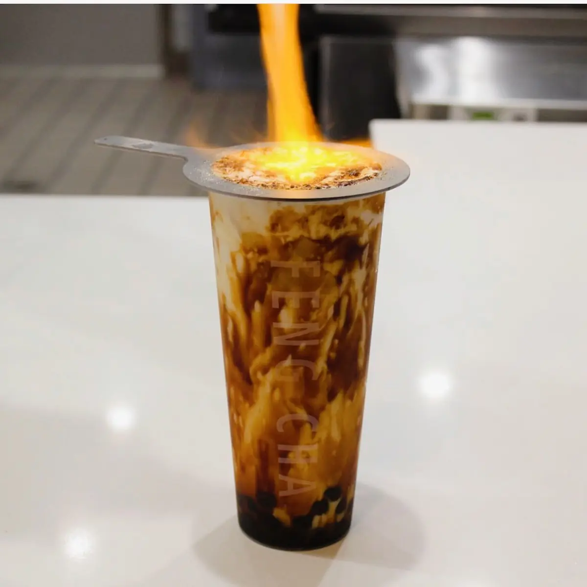 Cream Brûlée’S Dirty Boba