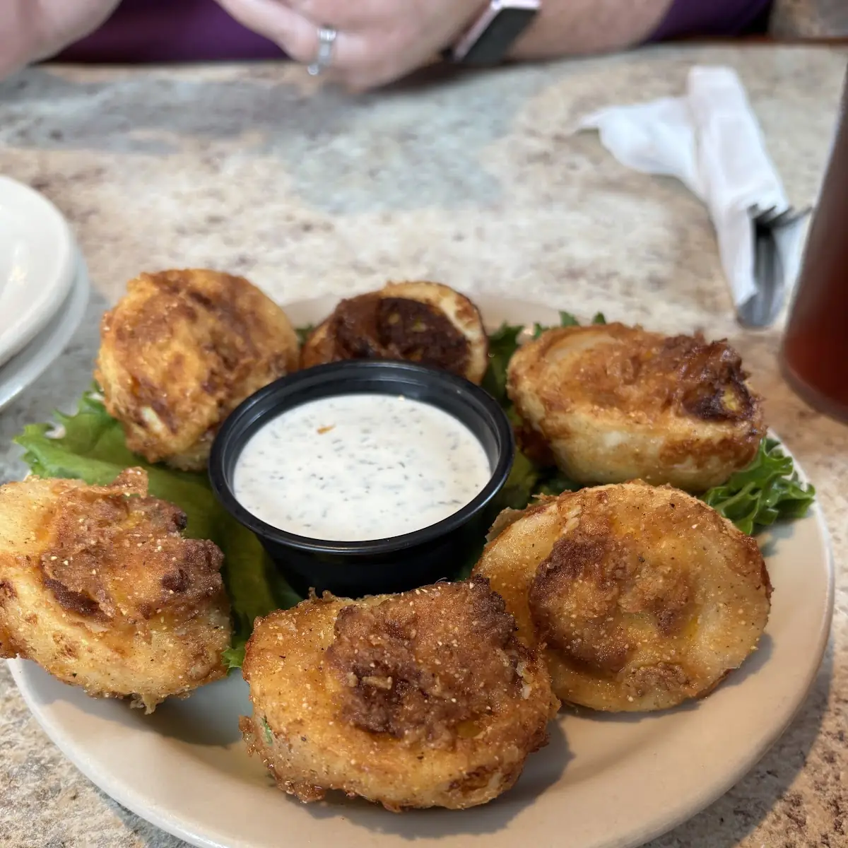 Deep Fried Deviled Eggs