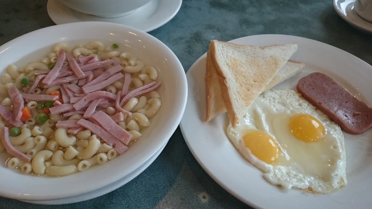 Ham Macaroni Butter Toast, 大明茶餐廳 Ming's Restaurant