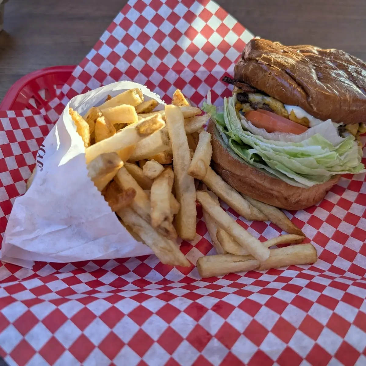 Burger and Fries