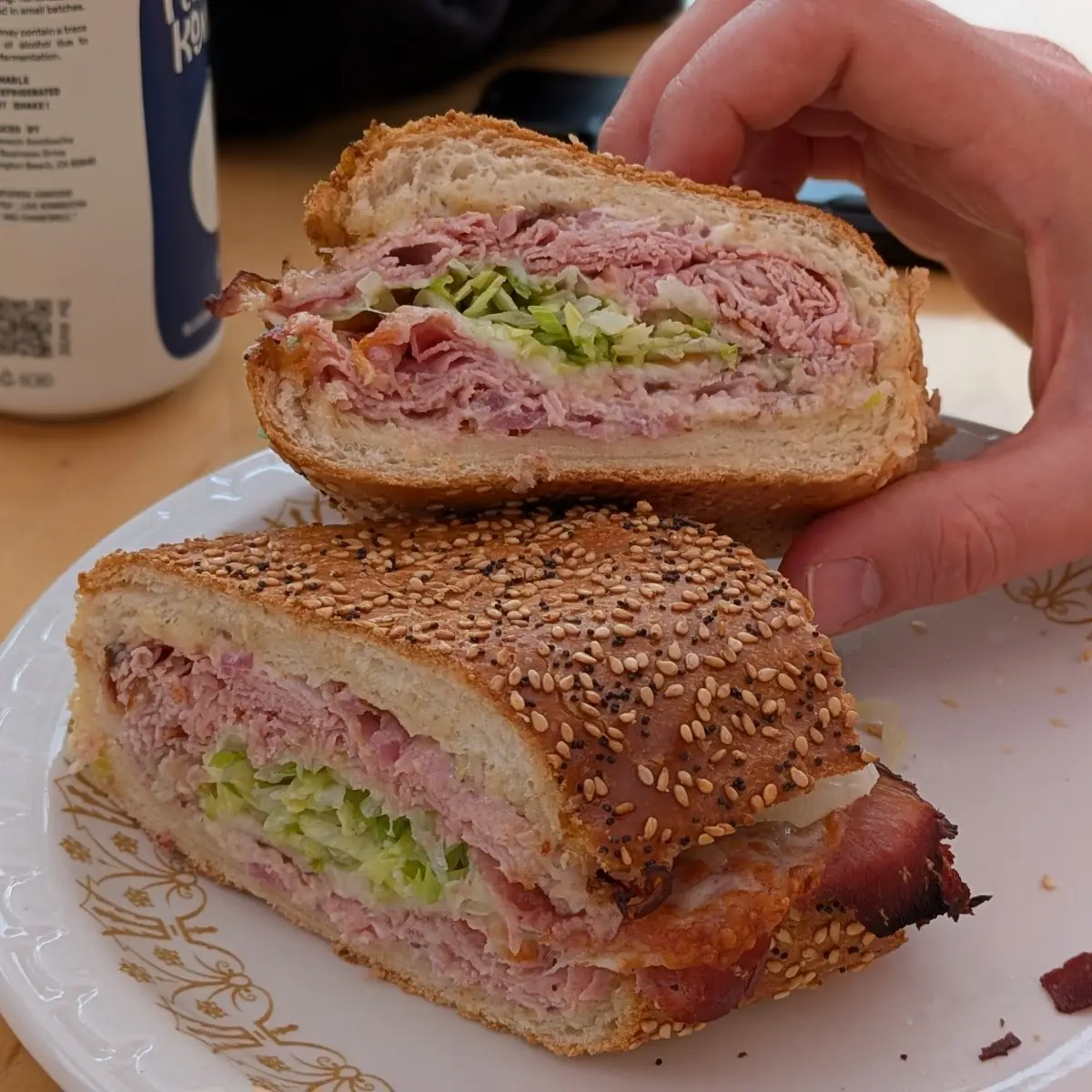 Mortadella Sandwich