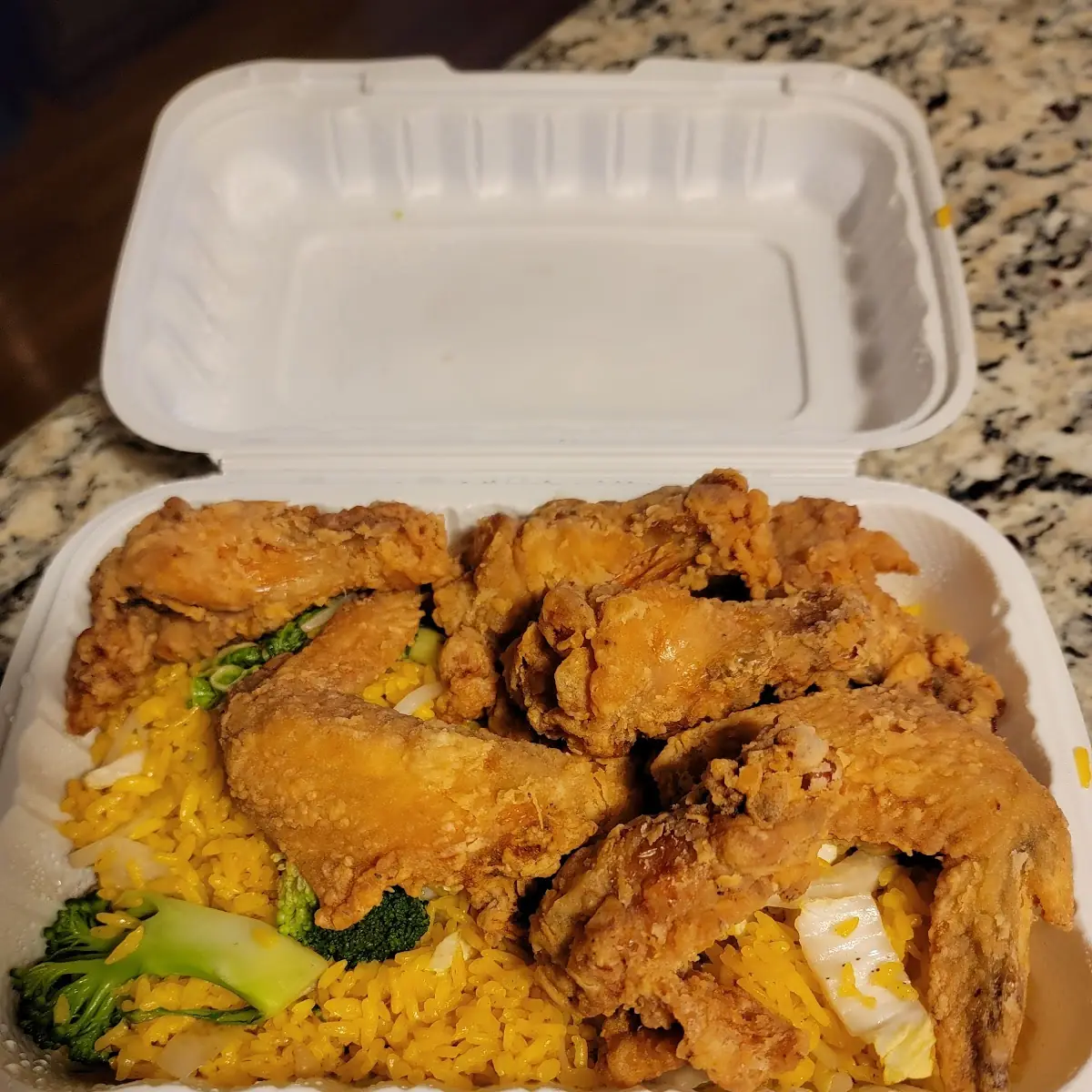 Wings and Fried Rice