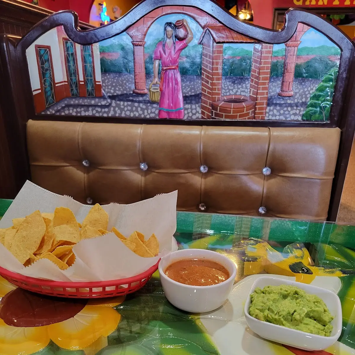 Chips Salsa Guacamole Dip