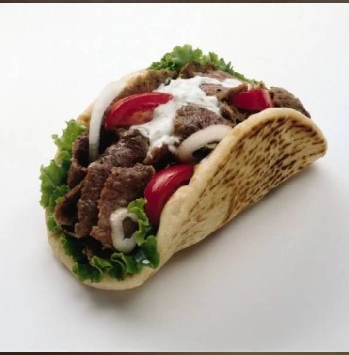 Gyro Pita Sandwich Lamb