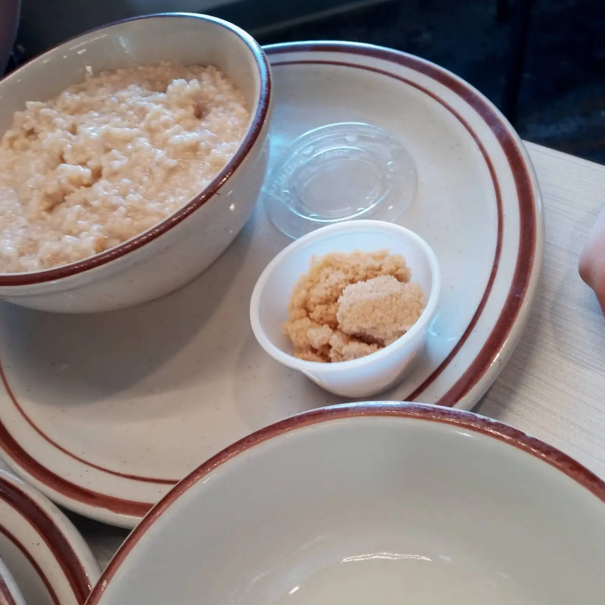 Brown Sugar Oatmeal with Fruit Cup