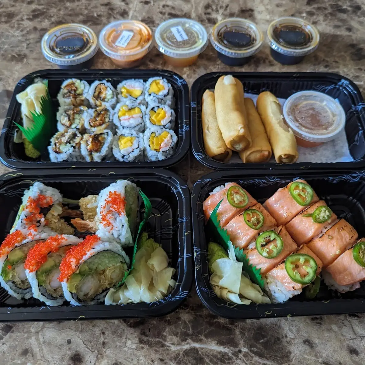 Assorted Sushi Rolls