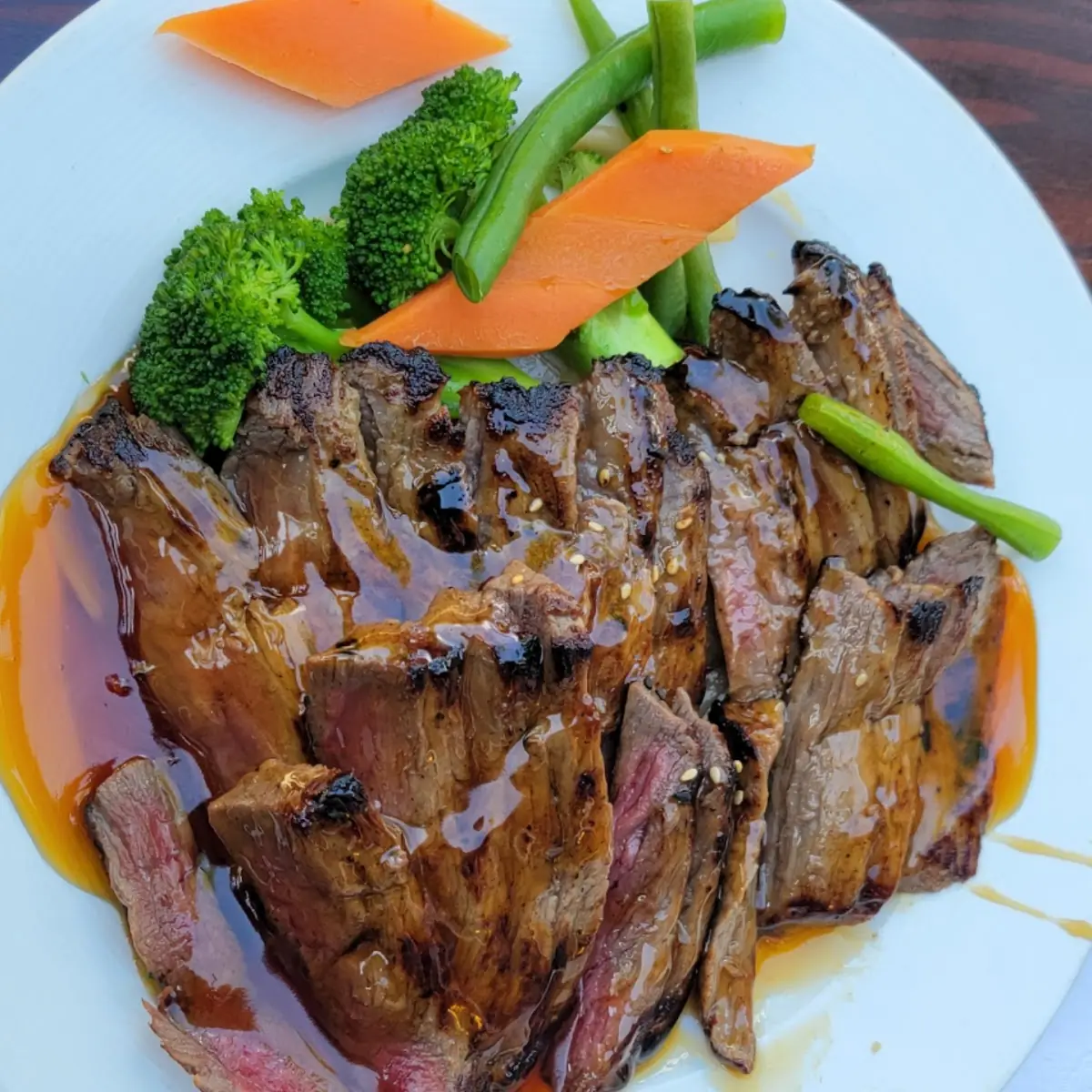 Steak Teriyaki Entree with Mixed Vegetable