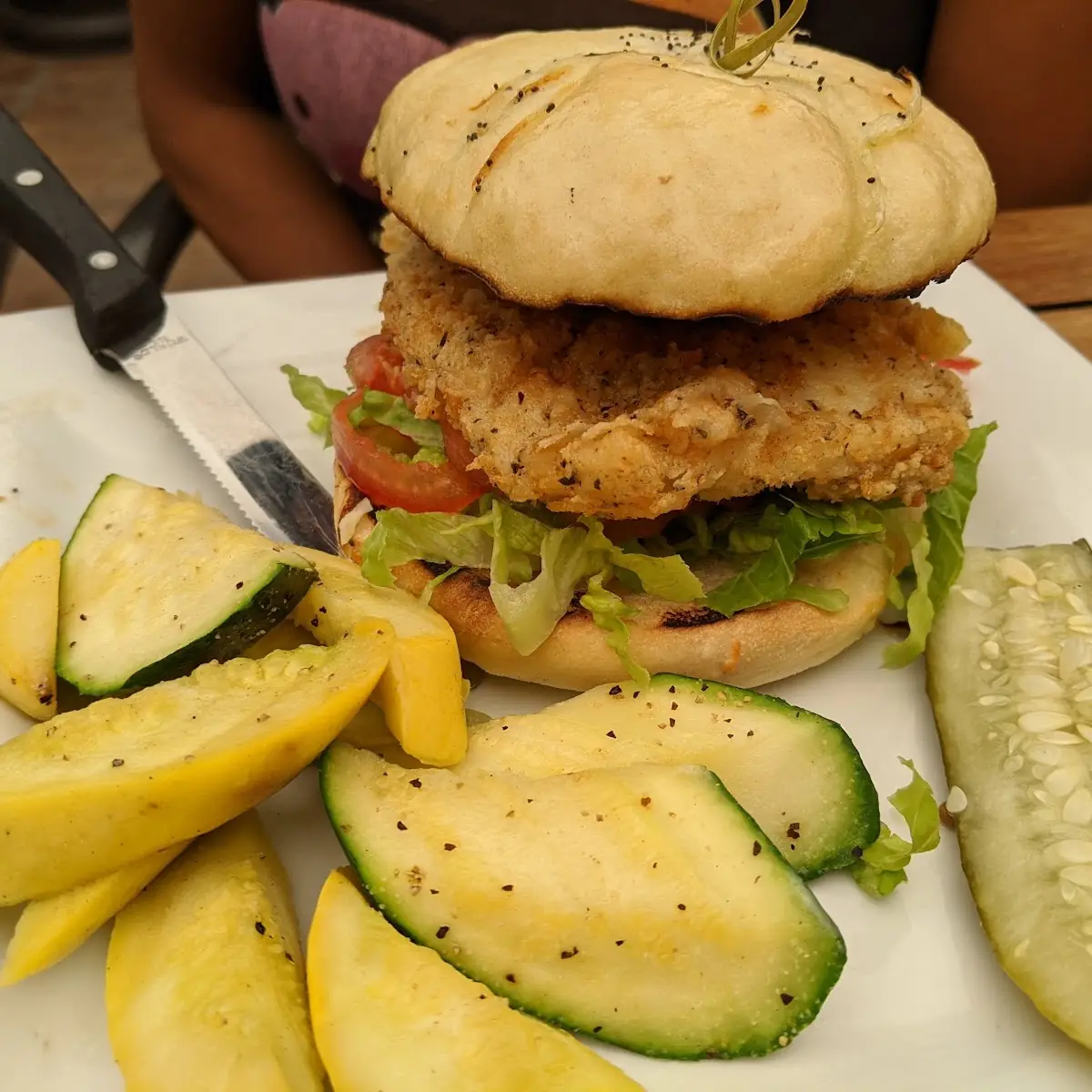 Calamari Steak Sandwich