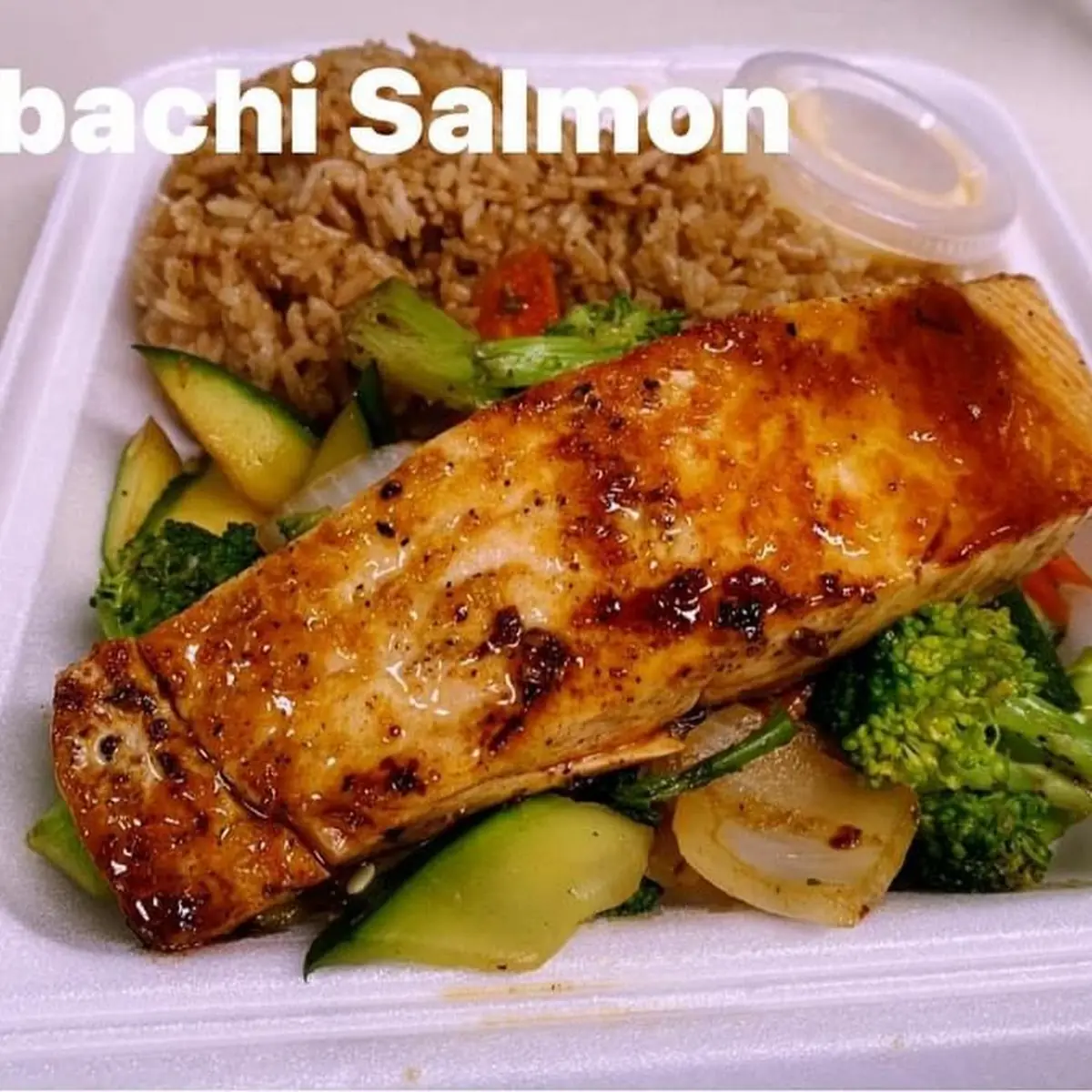 Hibachi Salmon