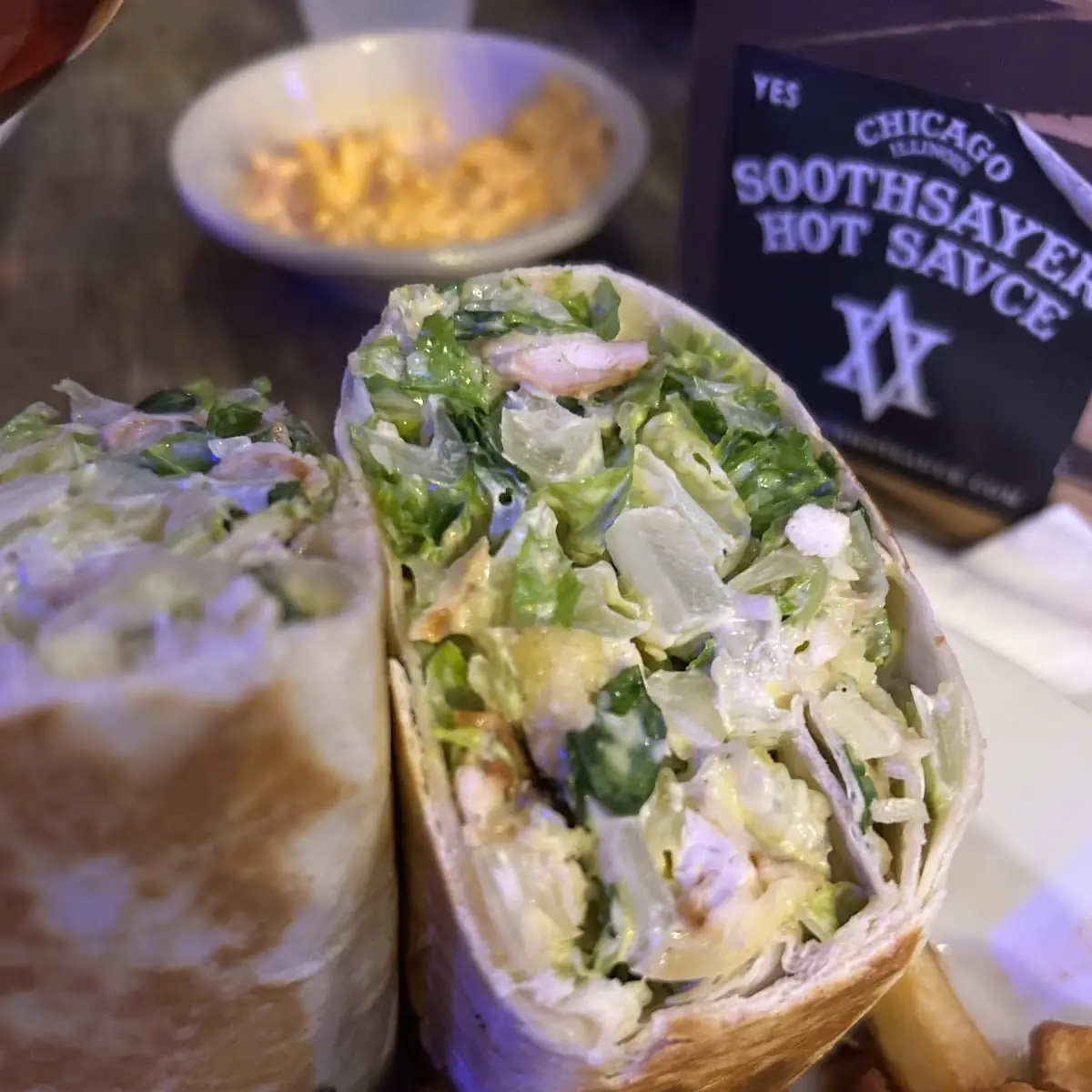 Chicken Caesar Salad Wrap