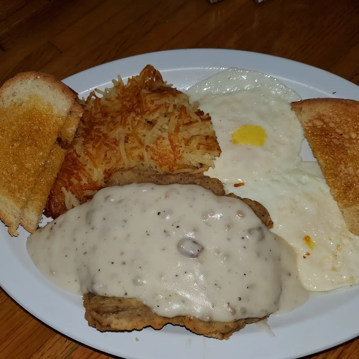 Chicken Fried Steak Breakfast