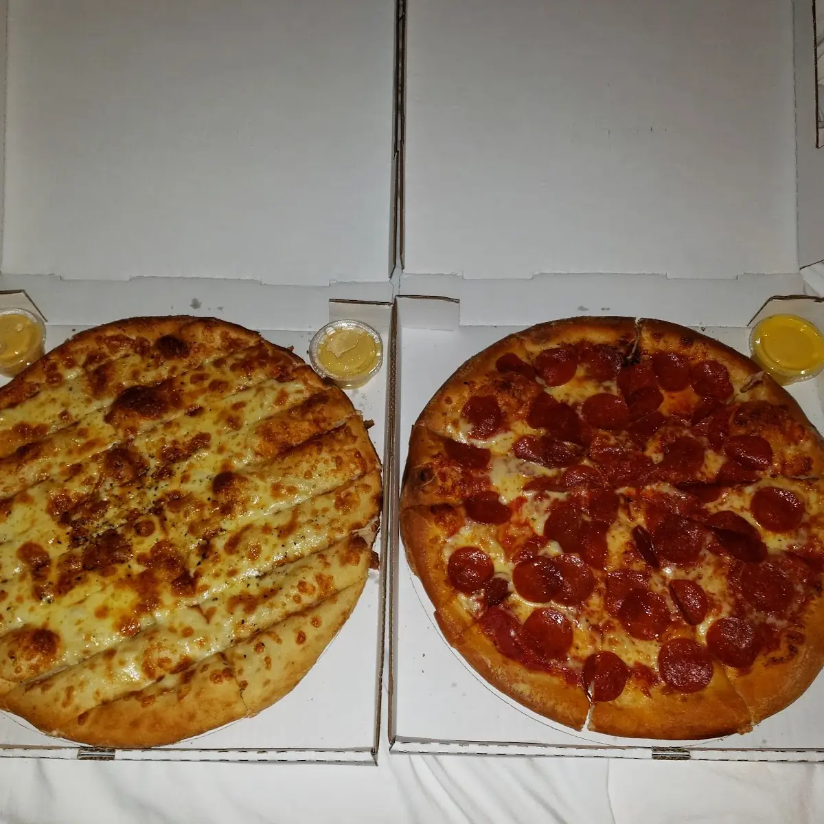 Pepperoni Pizza Cheese Flat Stix