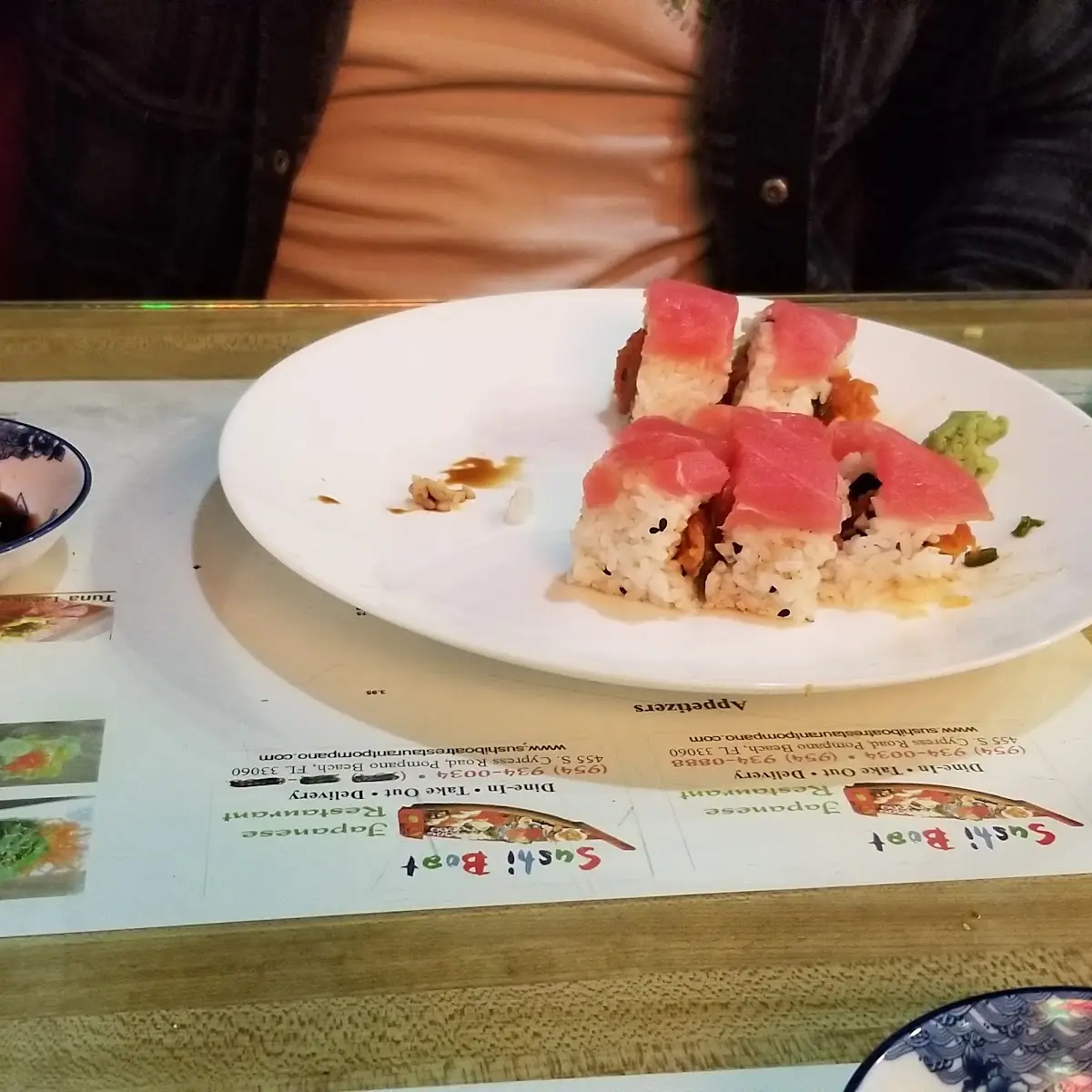 Tuna on Tuna Roll