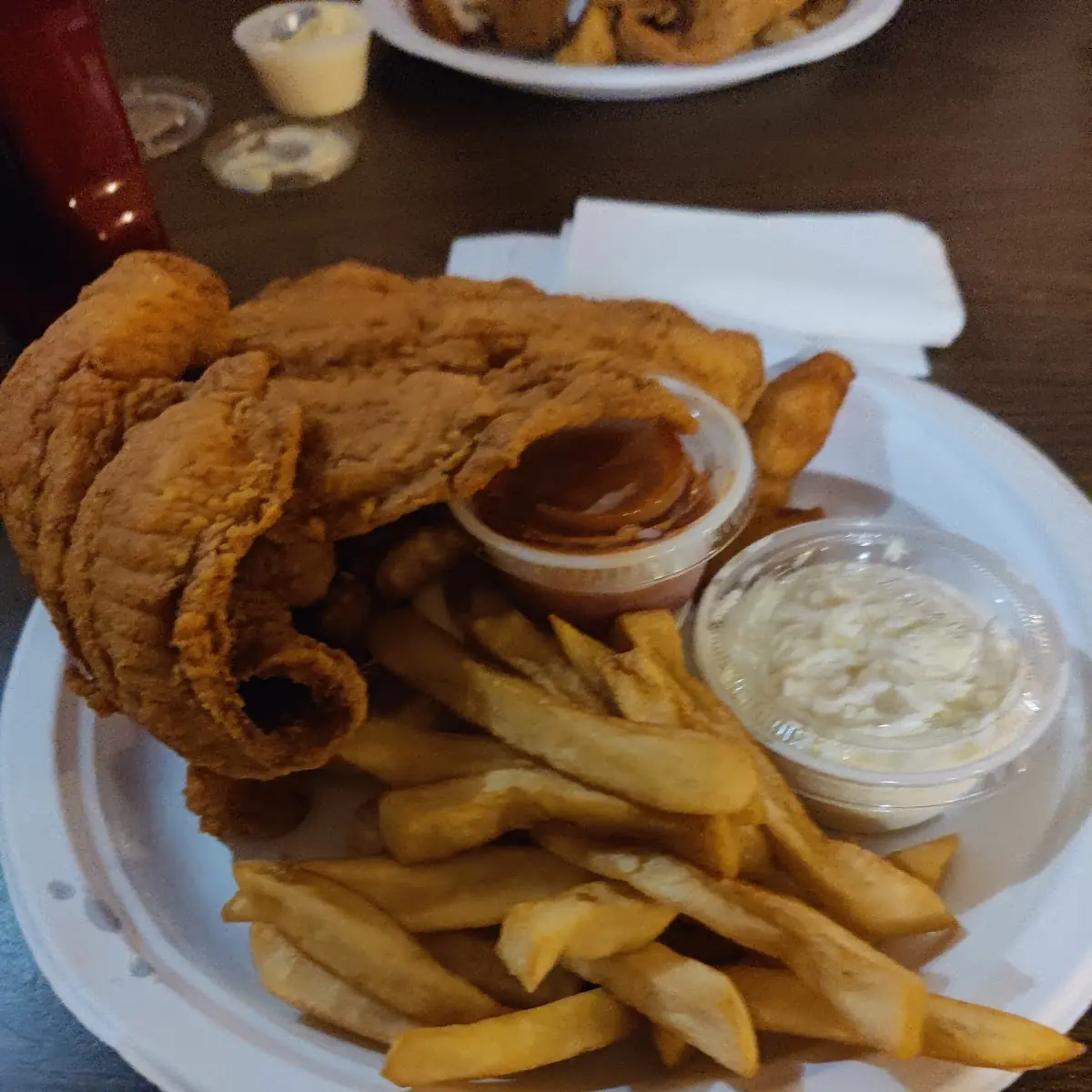 Flounder and Baby Shrimp