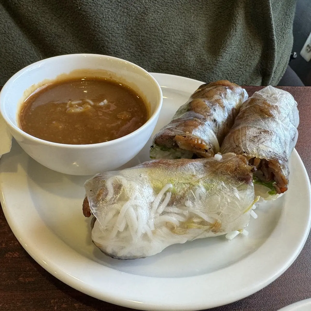 Fried Vegetarian and Tofu Spring Rolls