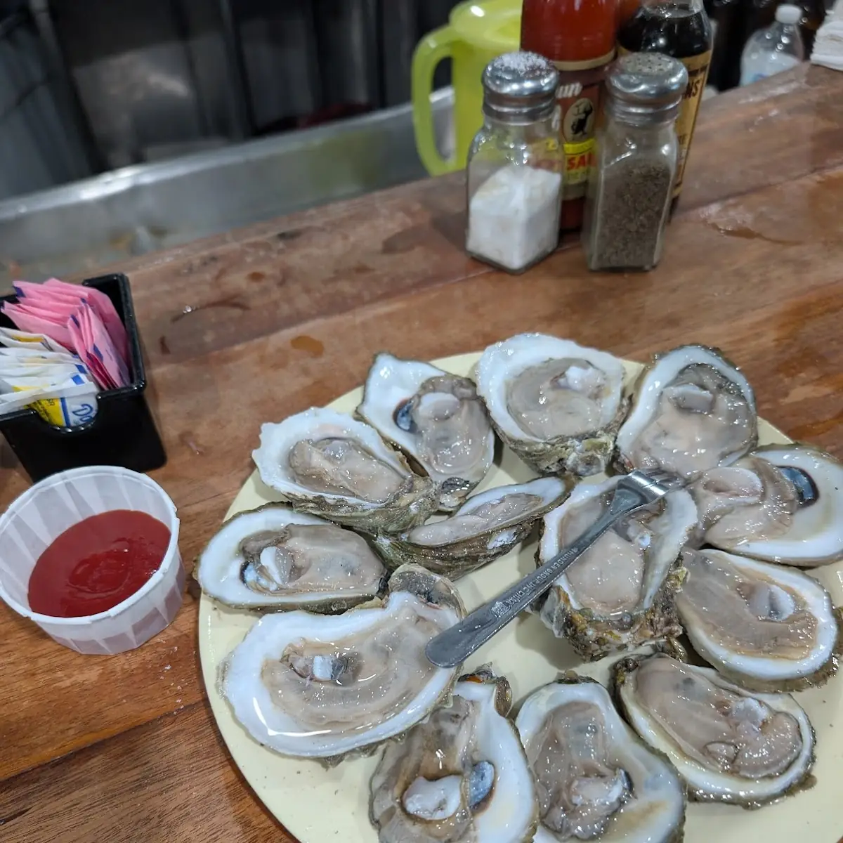 Halfshell Oysters on the Half Shell