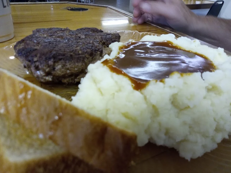 Ground Sirloin and Toast and Mashed Potatoes