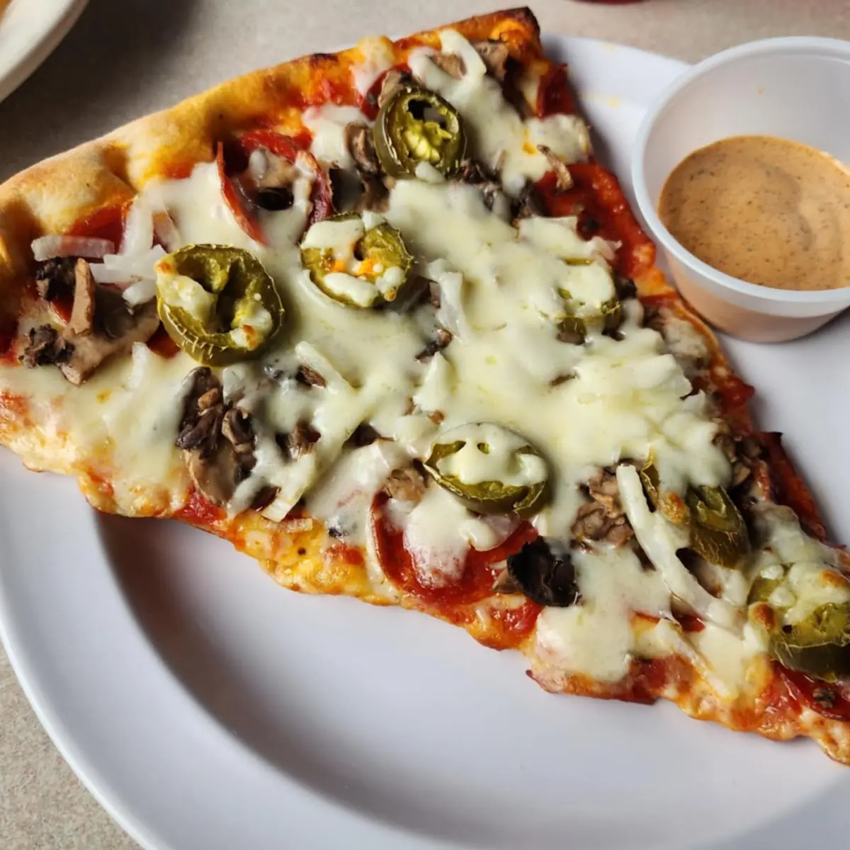 Cheese Pizza with Jalapenos