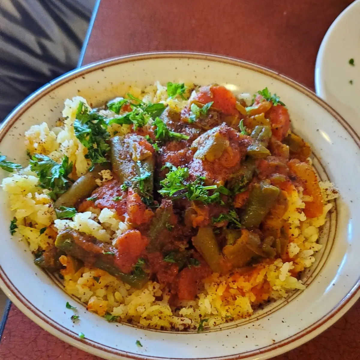 Green Beans and Rice