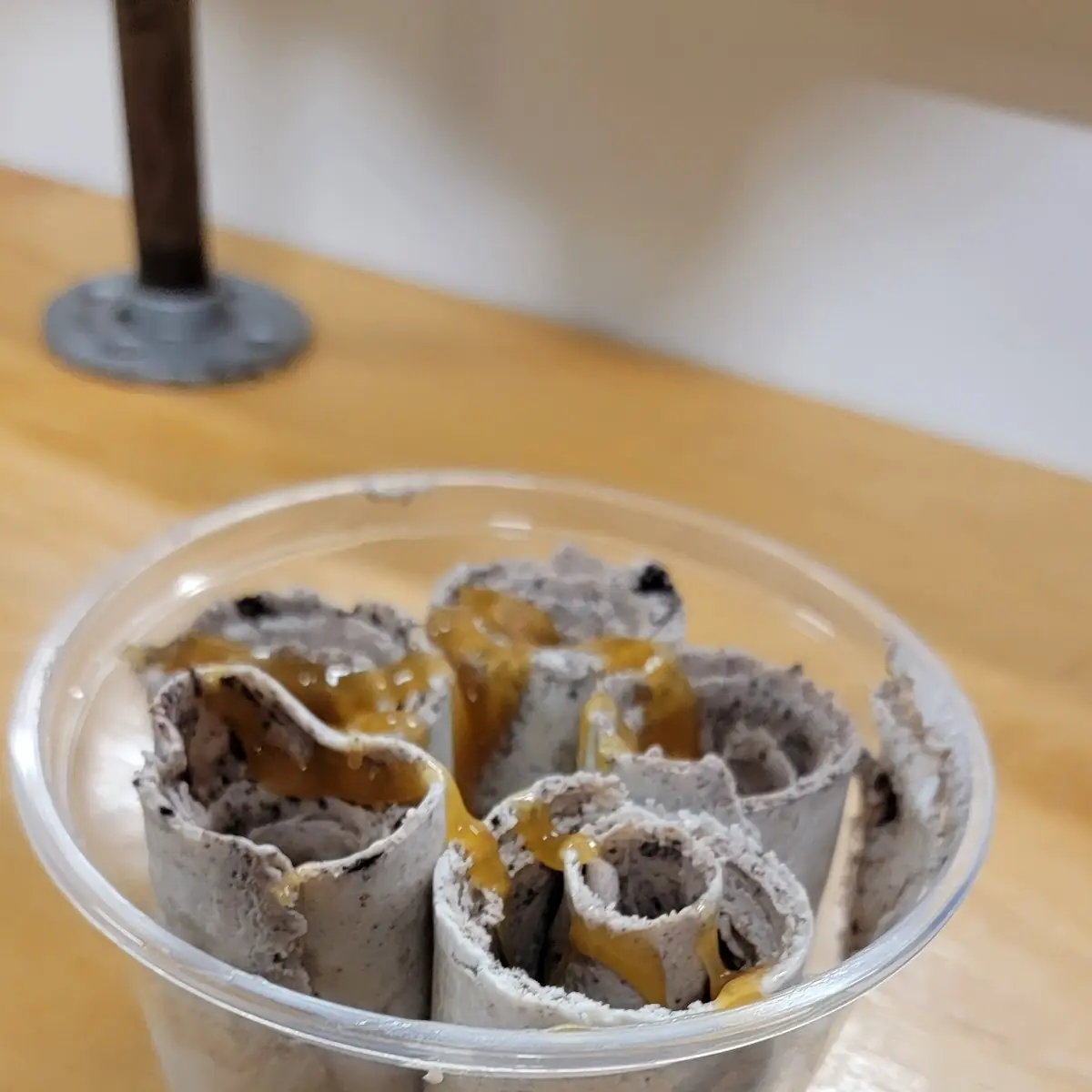 Rolled Up Thai Tea