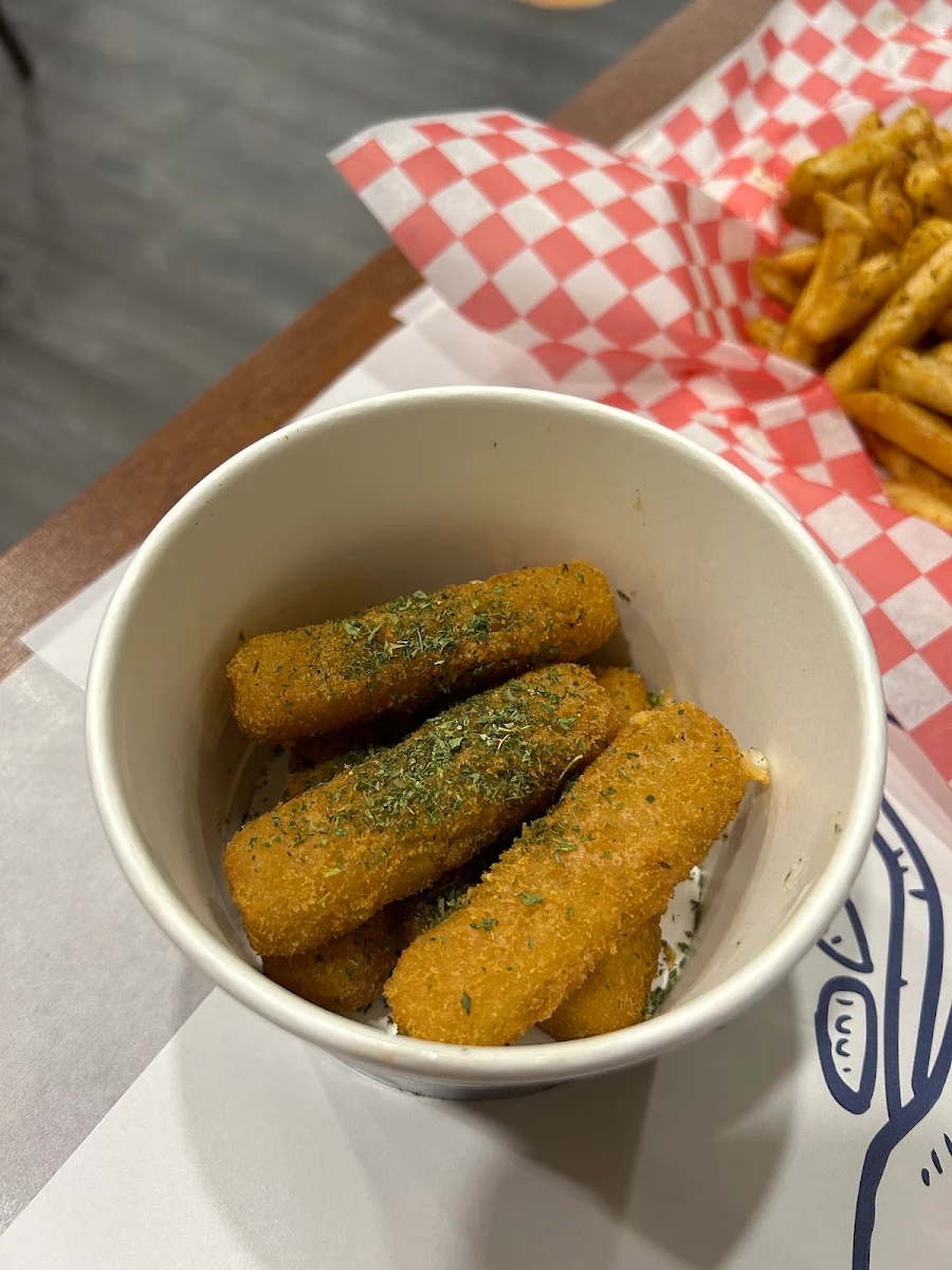 Bâtonnets de Mozzarella Mozzarella Sticks