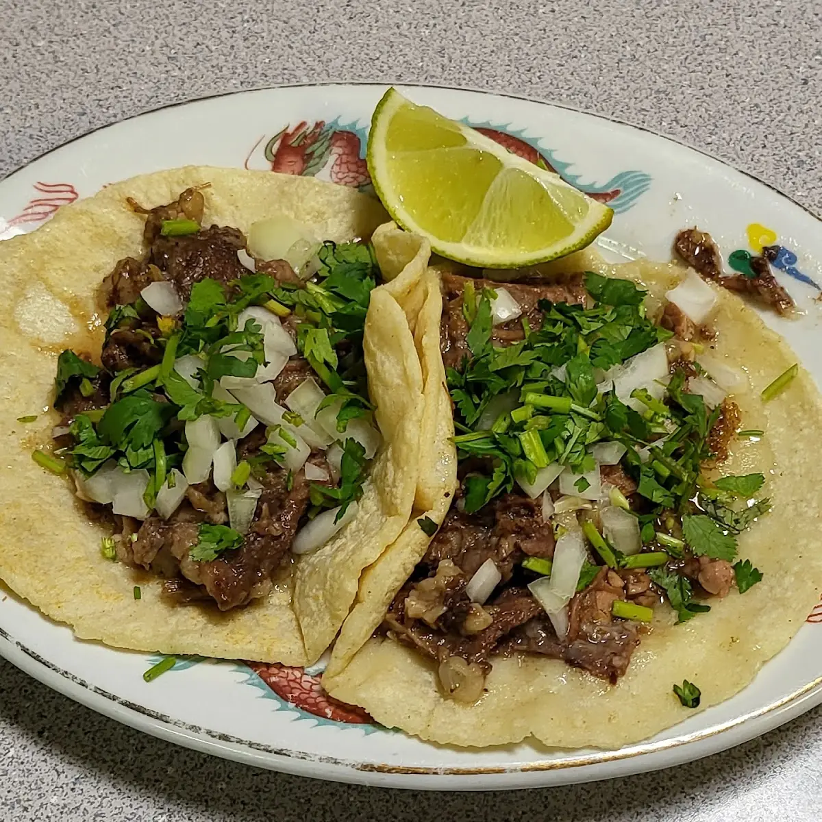 Combo de Tres Tacos / Three Taco Combo