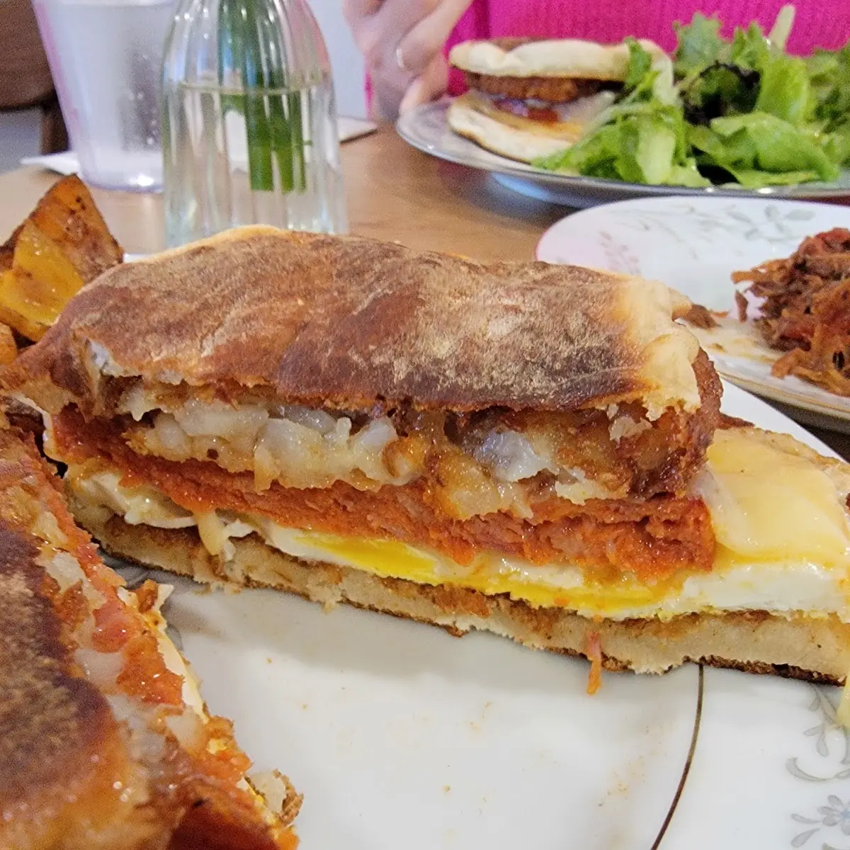 Chourico & Chips Egg Sandwich