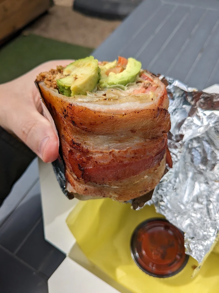 Bacon Wrapped Chicken Burrito