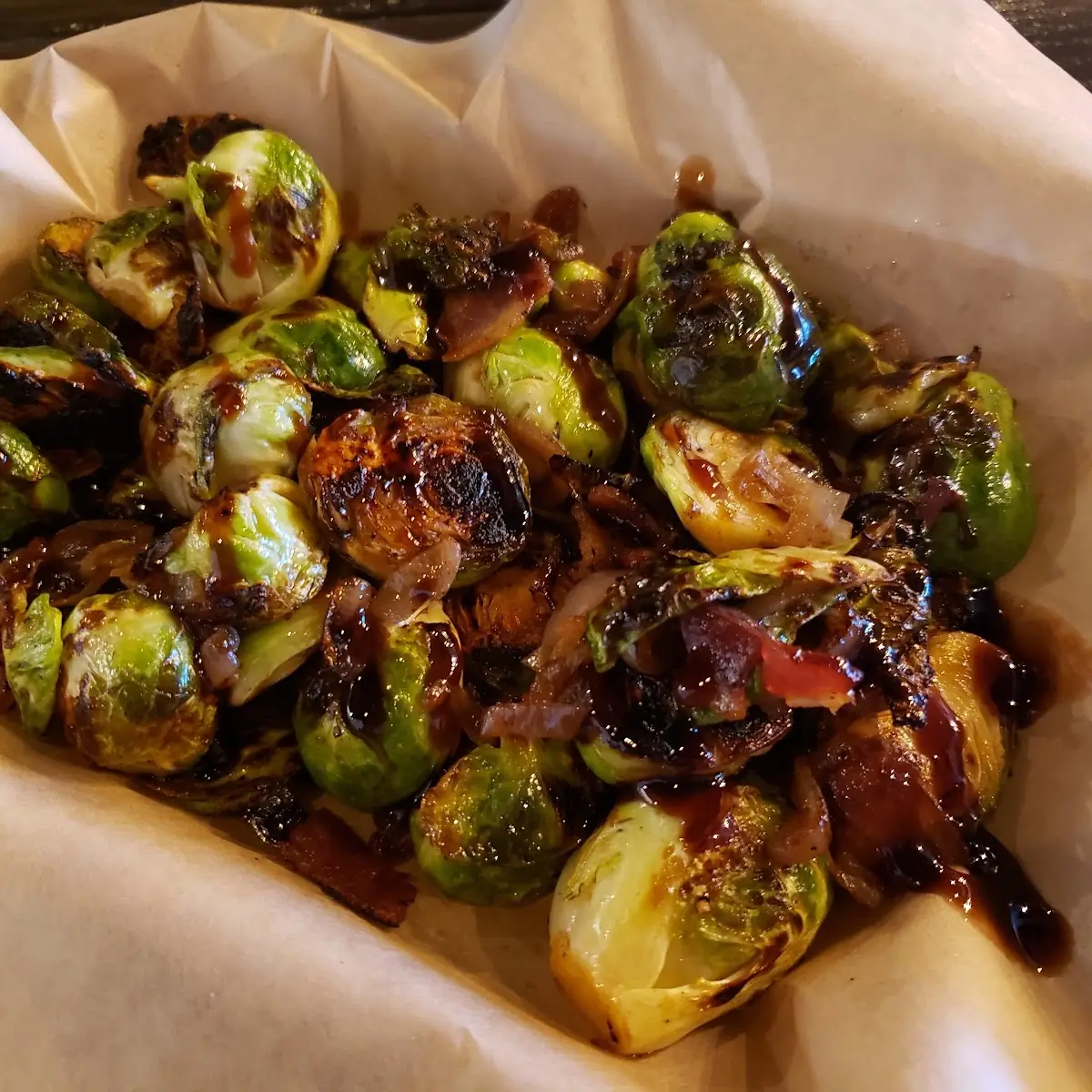 Roasted Bacon Brussel Sprouts