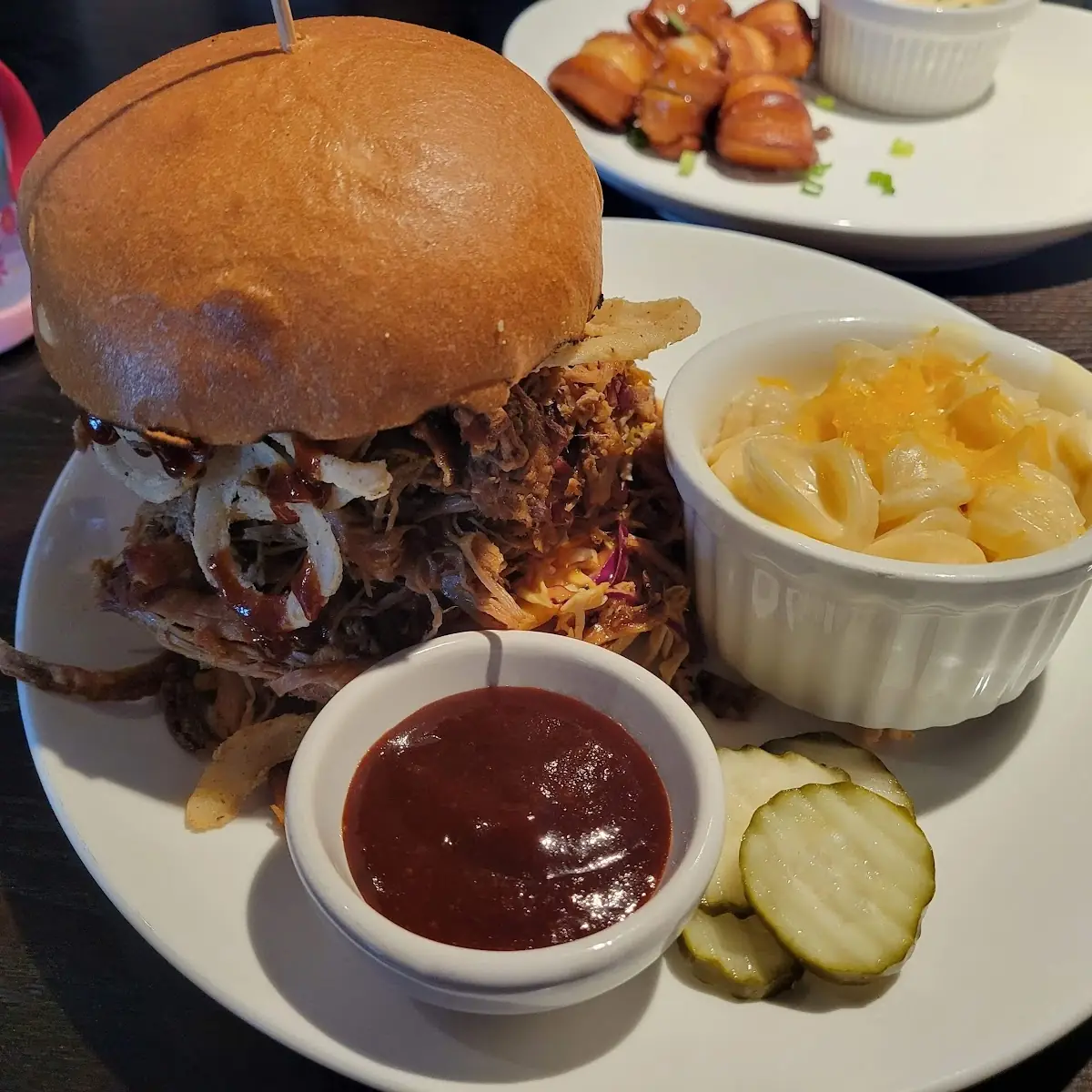 Mile High Pulled Pork Sandwich