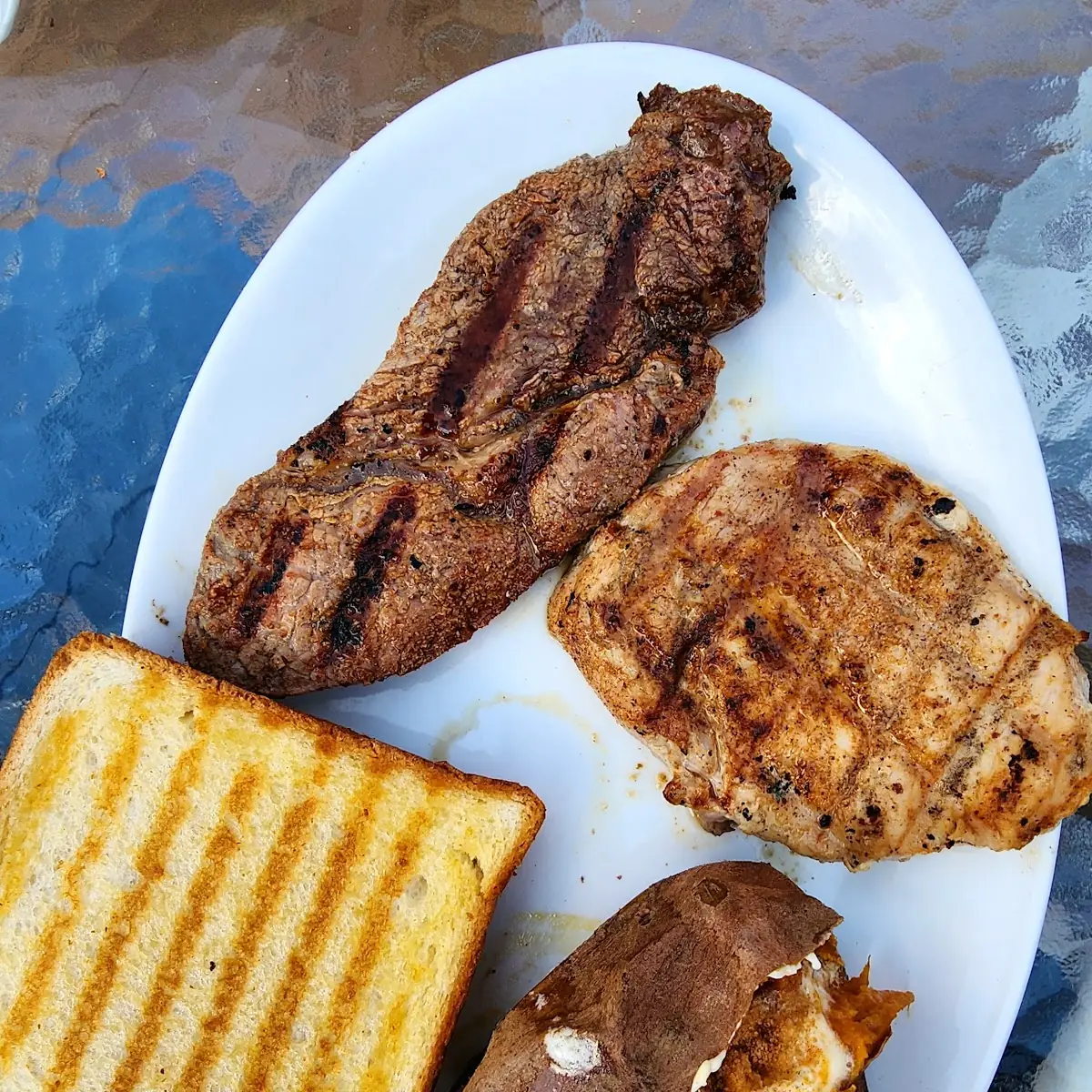 Grilled Pork Chop Sandwich