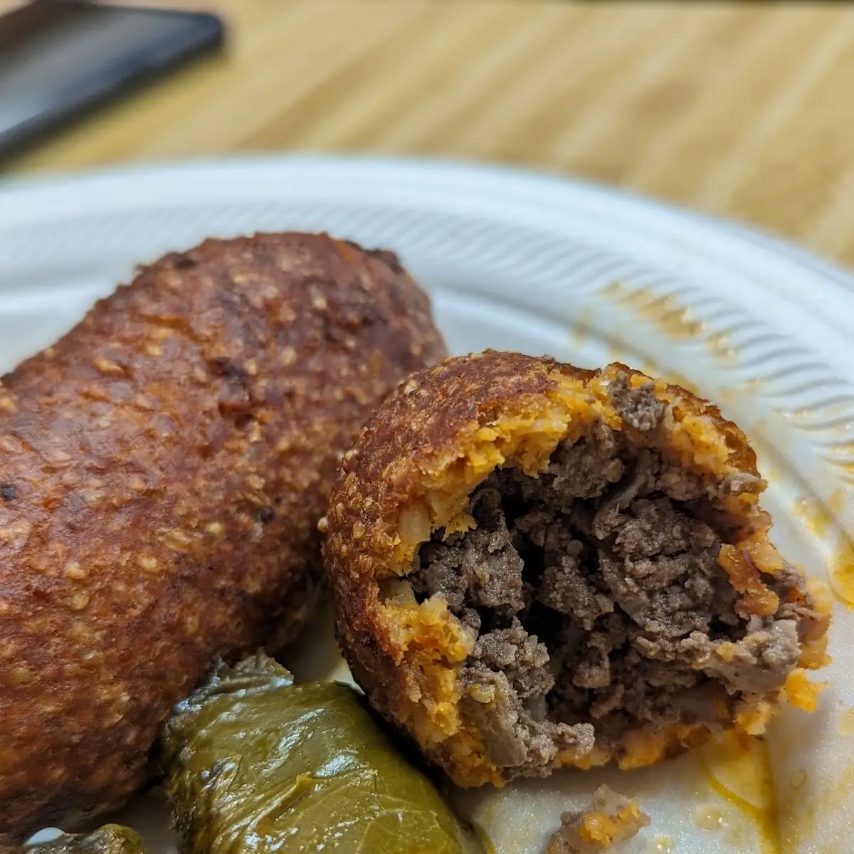 Kibbi & Grape Leaves